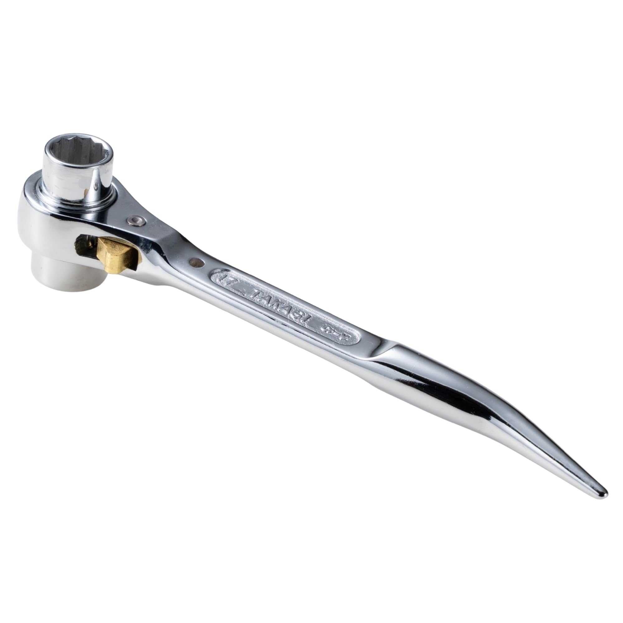 Amazon | 高儀(Takagi) ミラーショート 両口ラチェット 曲りシノ付 17